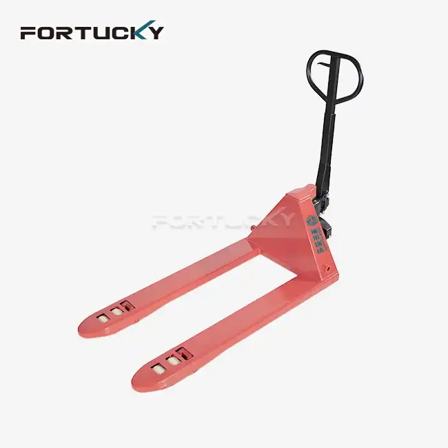 How much weight can a manual pallet jack move?